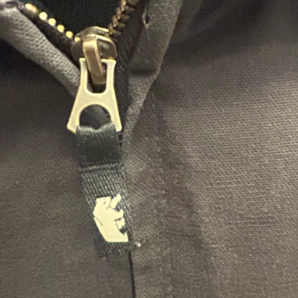 Berne Original Washed Quilt Lined Hooded Jacket charcoal 10-12 tiny flaw pocket - Picture 4 of 9